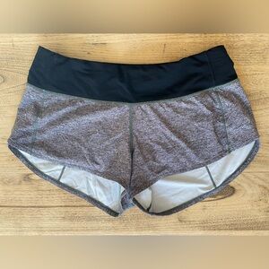 Lululemon Athletic Shorts in Heather Lux Multi Black Color